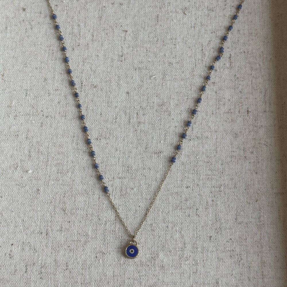 Chan Luu Lapis Evil Eye Gold Necklace